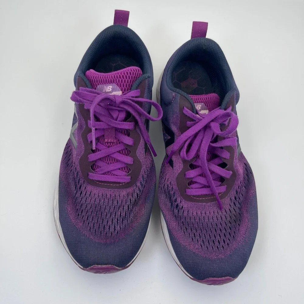 New Balance Fresh Foam Arishi Running Shoes Size 9.5 Women's Purple Mesh